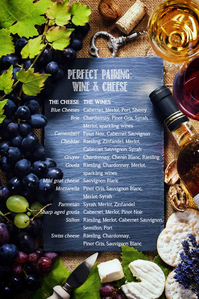 pair wine and cheese